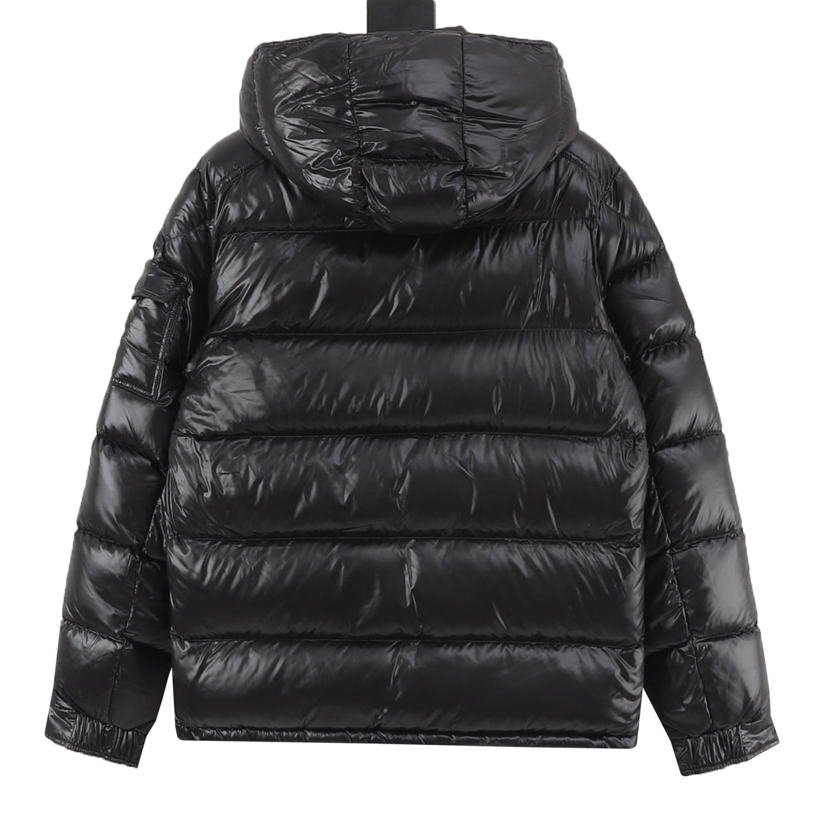 Moncler Women's / Men's Quilted Hooded Down Puffer Jacket in Light Grey