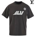 Louis Vuitton Men's Dark Grey Logo Short Sleeve T-Shirt
