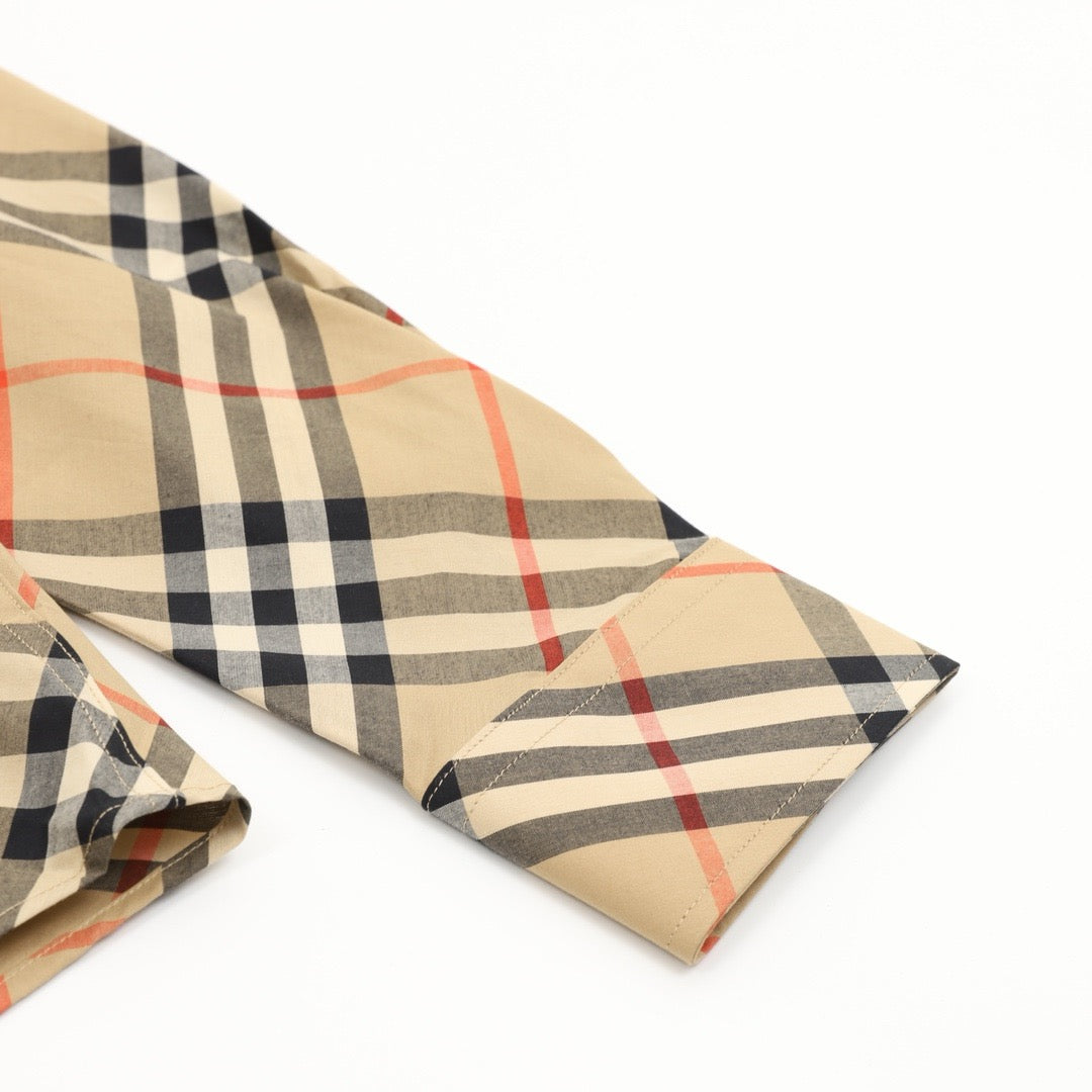 Burberry Vintage Check Cotton Twill Long-Sleeve Shirt