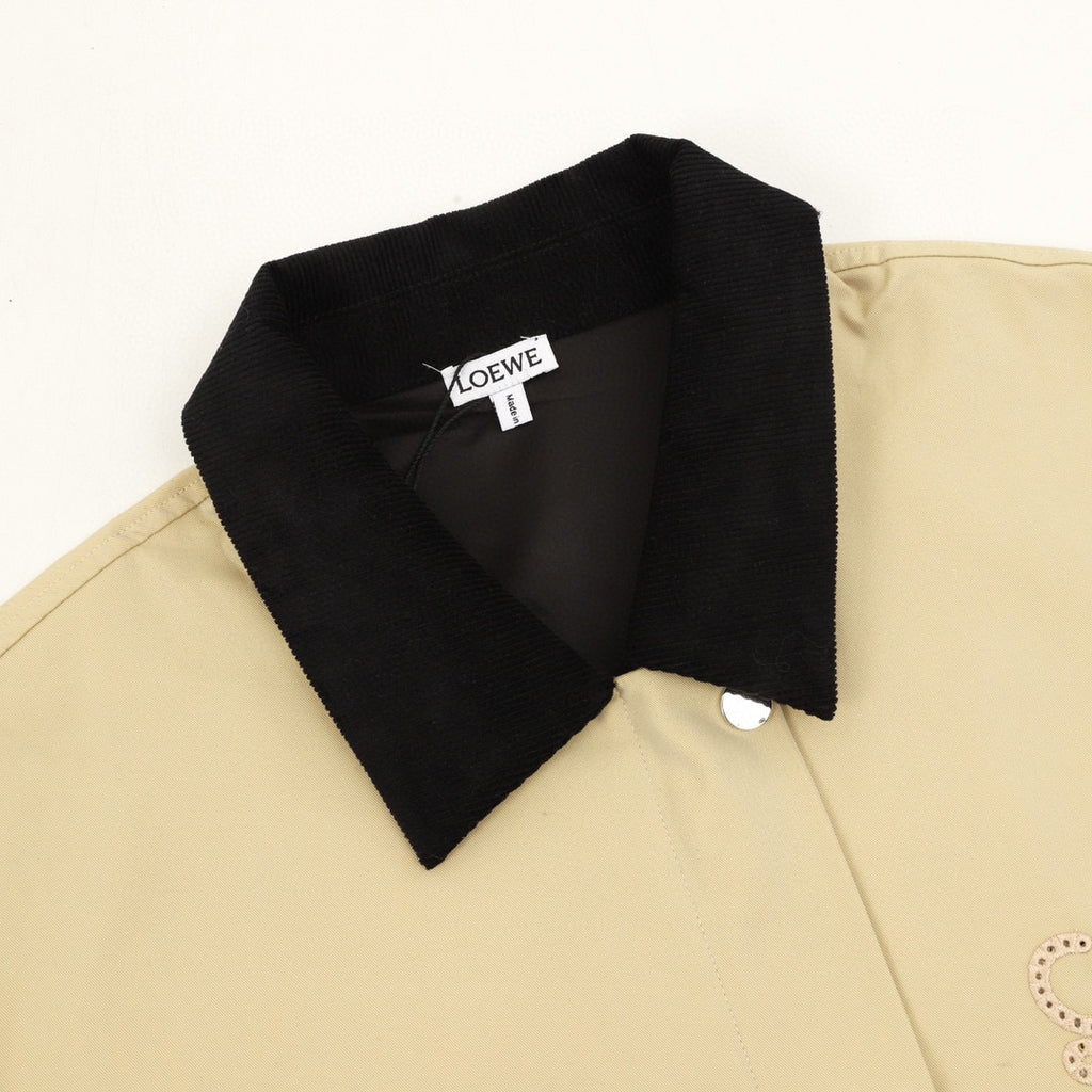 Loewe 25FW Elbow Patch Embroidered Workwear Jacket