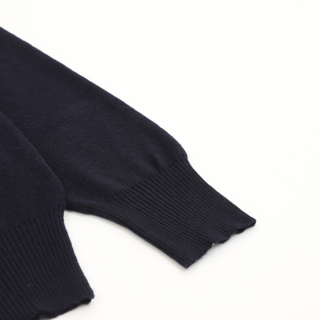 Burberry Check-Collar Knitted Wool Sweater