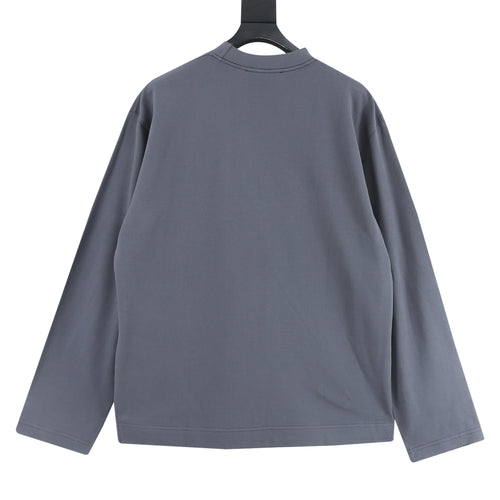 Acne Studios Logo Embroidered Long-Sleeve T-Shirt
