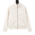 Louis Vuitton Women's & Men's Off-White Stand-Collar Full-Zip Fleece Jacket