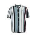 Louis Vuitton Multicolor Vertical Stripe Knit Short-Sleeve Shirt