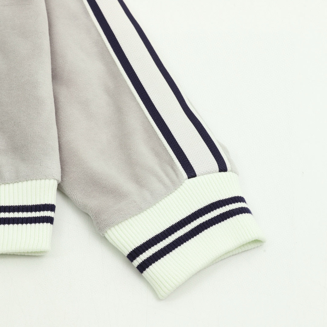 Celine Arc de Triomphe Embroidered Stripe Track Jacket
