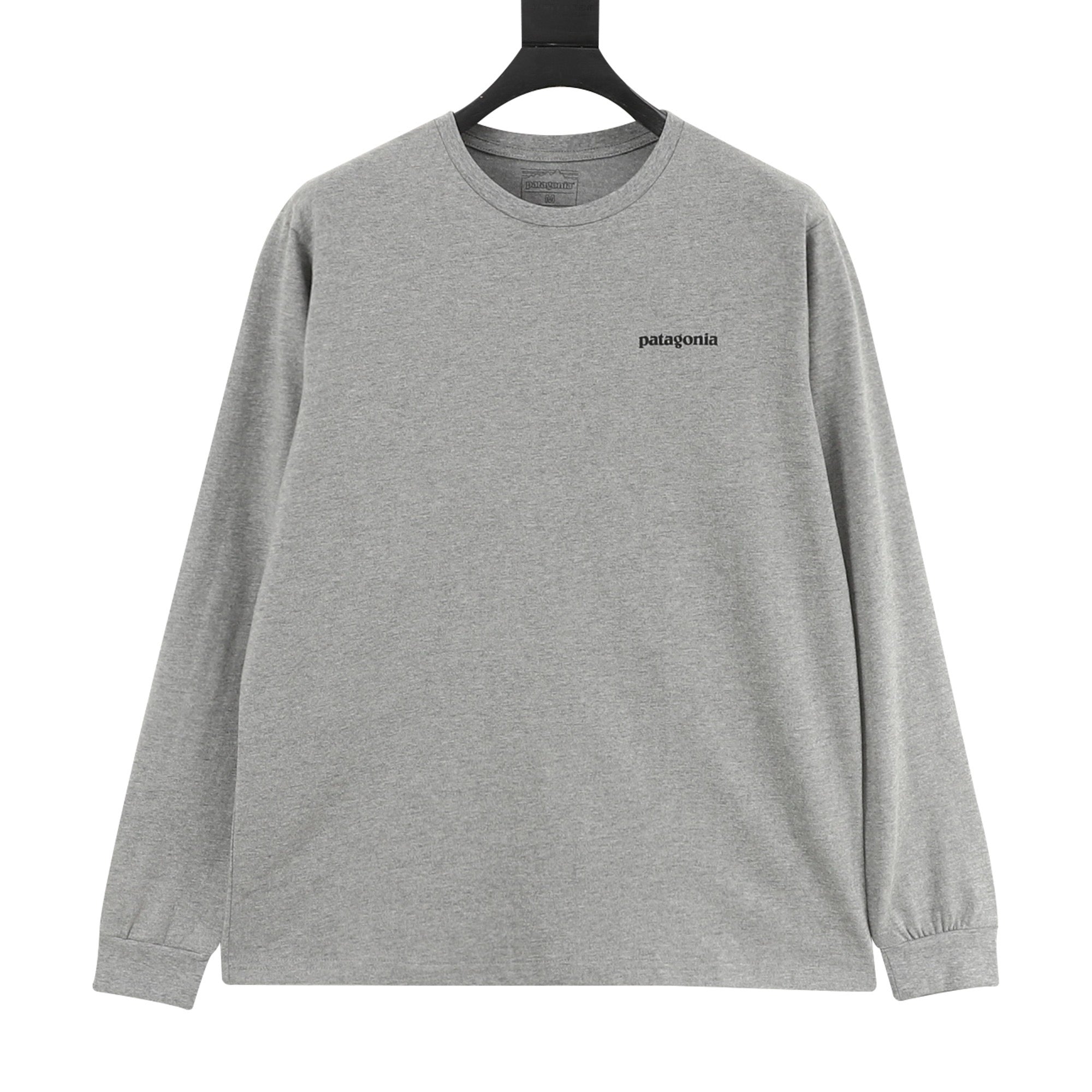 Patagonia P-6 Logo Long-Sleeve Responsibili-Tee — Black