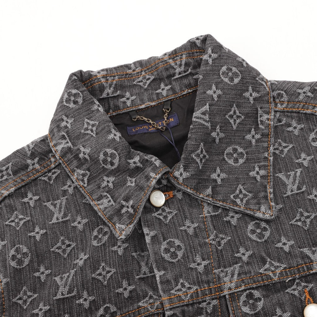 Louis Vuitton Women's & Men's Grey Monogram Denim Jacket