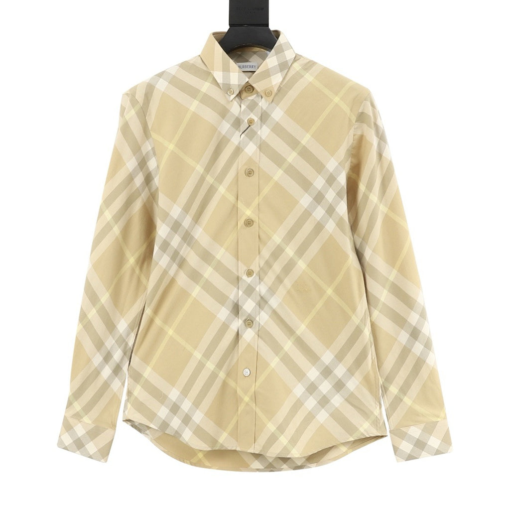 Burberry Vintage Check Cotton Twill Long-Sleeve Shirt