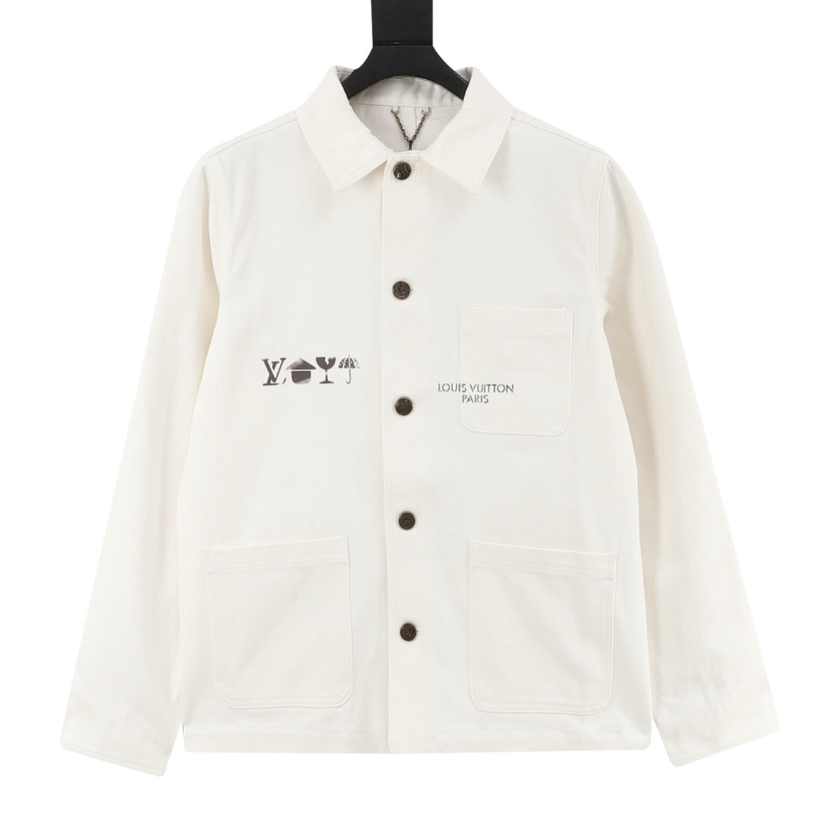 Louis Vuitton Men's Workwear Jacket in Off-White