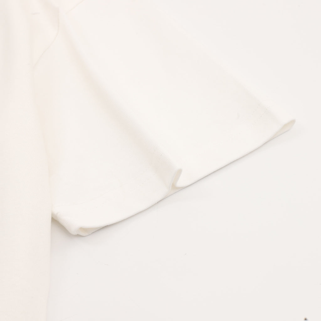 Fendi Multicolor FF Embroidered Short-Sleeve T-Shirt in Off-White