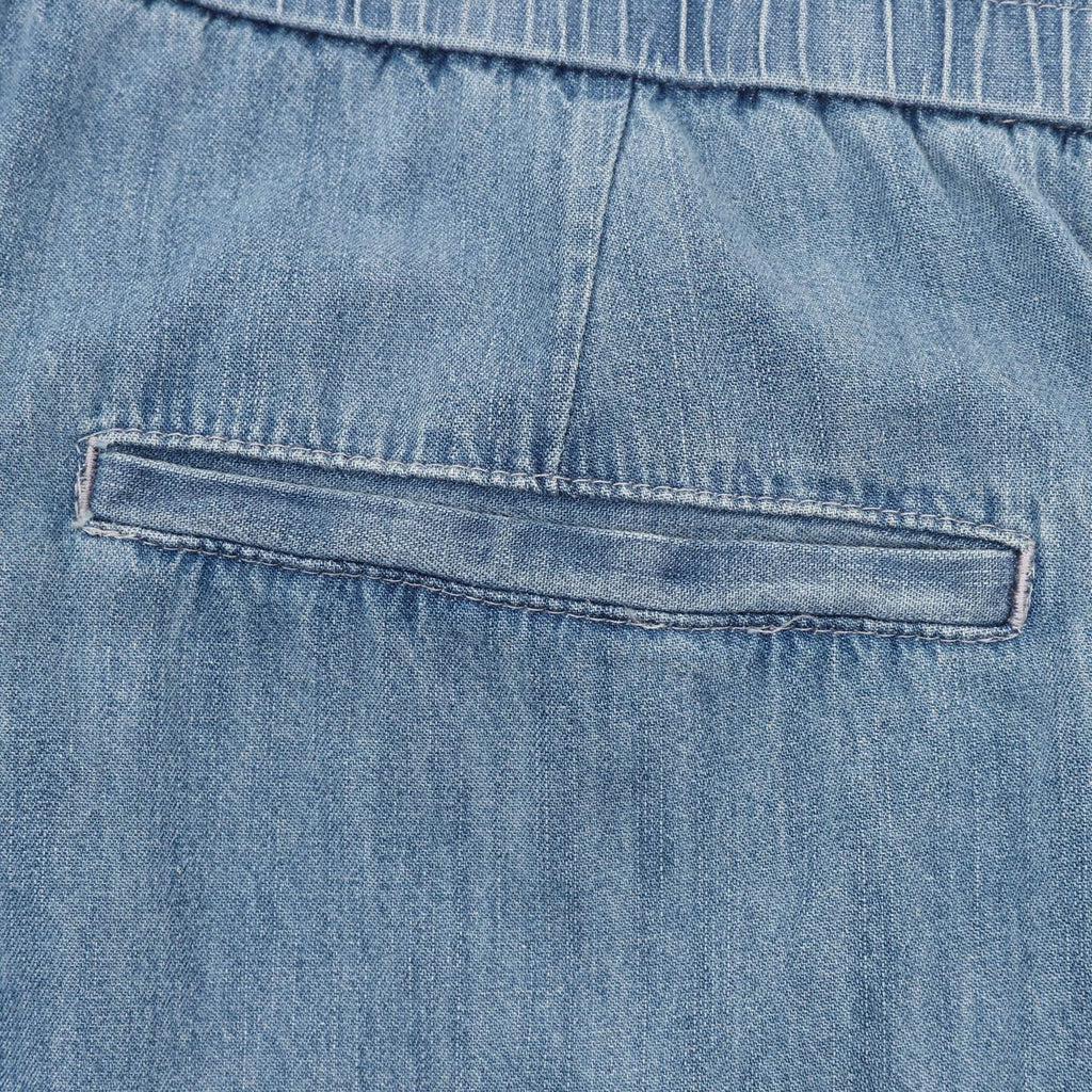 Brunello Cucinelli Washed Cotton Denim Casual Trousers