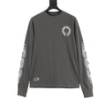 Chrome Hearts 25FW Sanskrit Scroll Print Long Sleeve T-Shirt | Black Gothic Luxury Streetwear