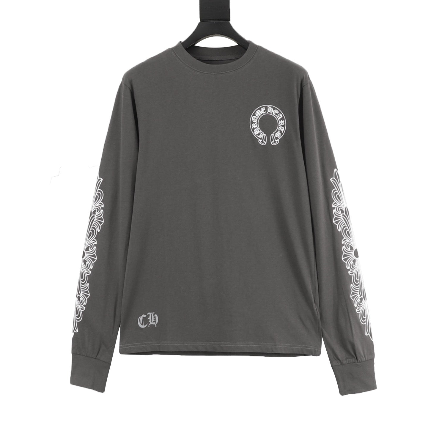 Chrome Hearts 25FW Sanskrit Scroll Print Long Sleeve T-Shirt | Black Gothic Luxury Streetwear