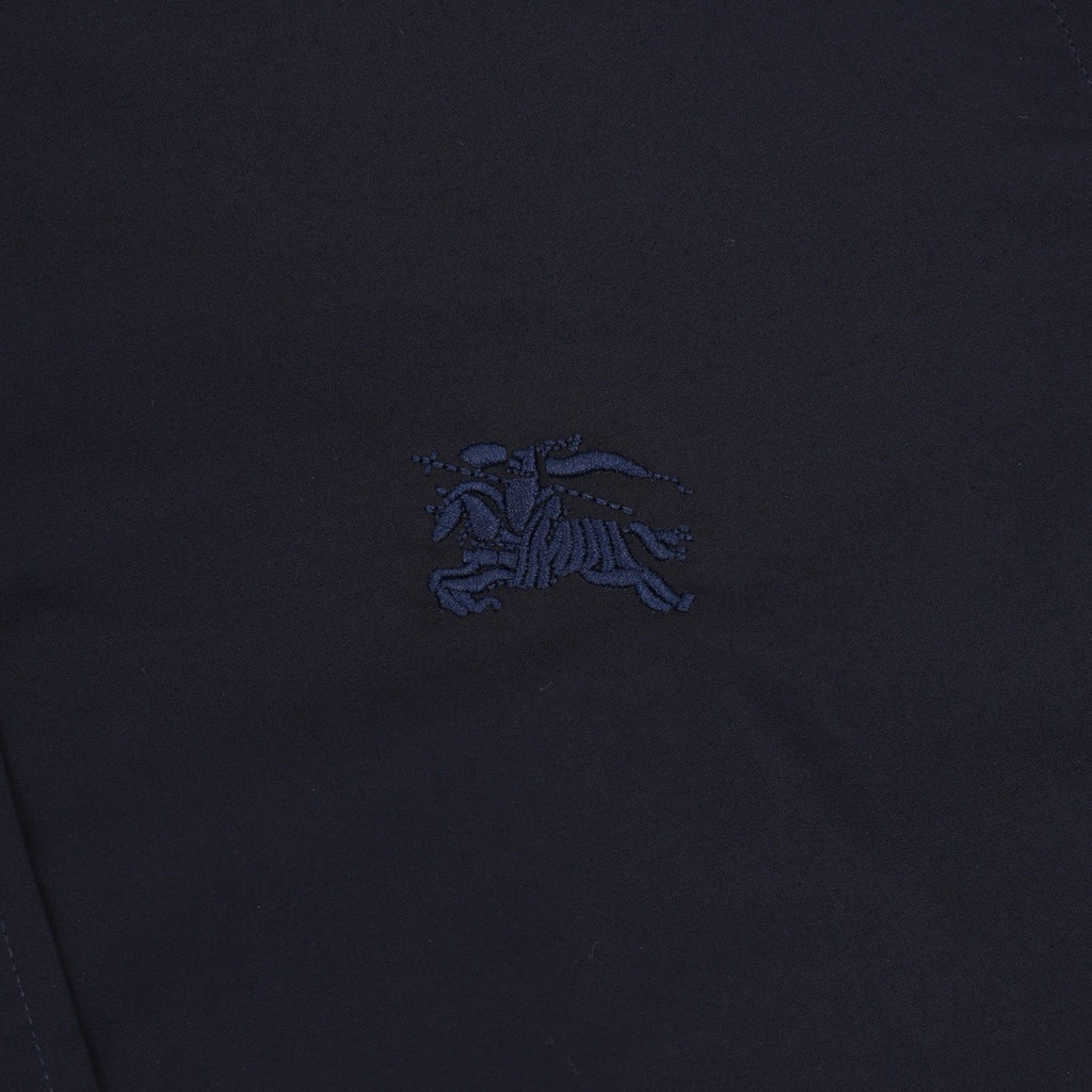 Burberry Equestrian Knight Tonal Embroidered Long-Sleeve Shirt