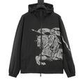 Burberry Equestrian Knight Logo Nylon Jacket