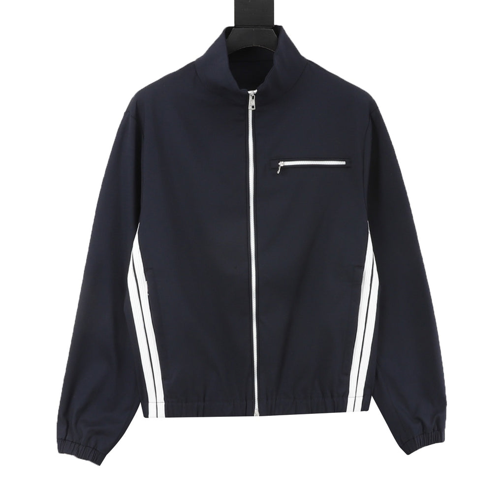 Moncler Fourioun Women's Men's Navy Cotton-Blend Short Jacket