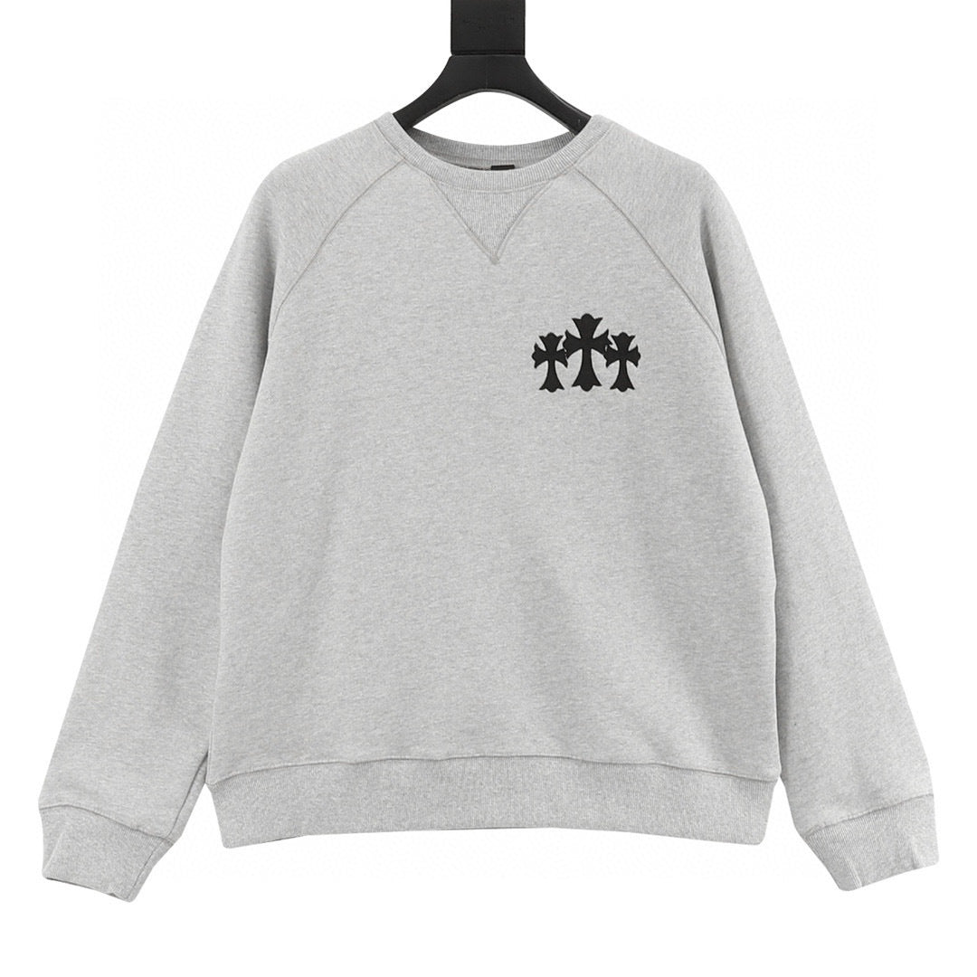 CH Logo Sanskrit Embroidery Crewneck Sweatshirt