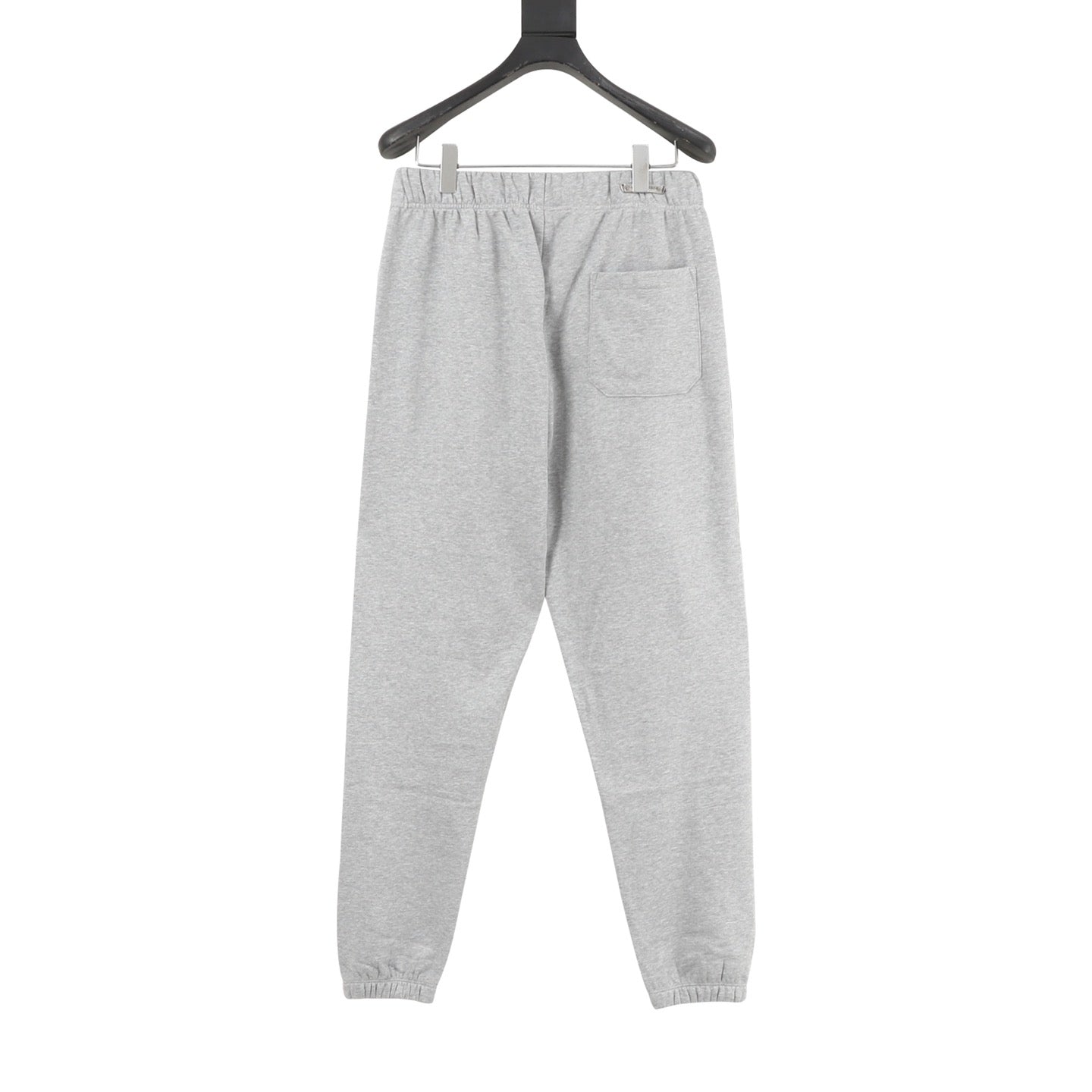 Chrome Hearts Triple Cross Leather Patch Joggers — Grey Marl