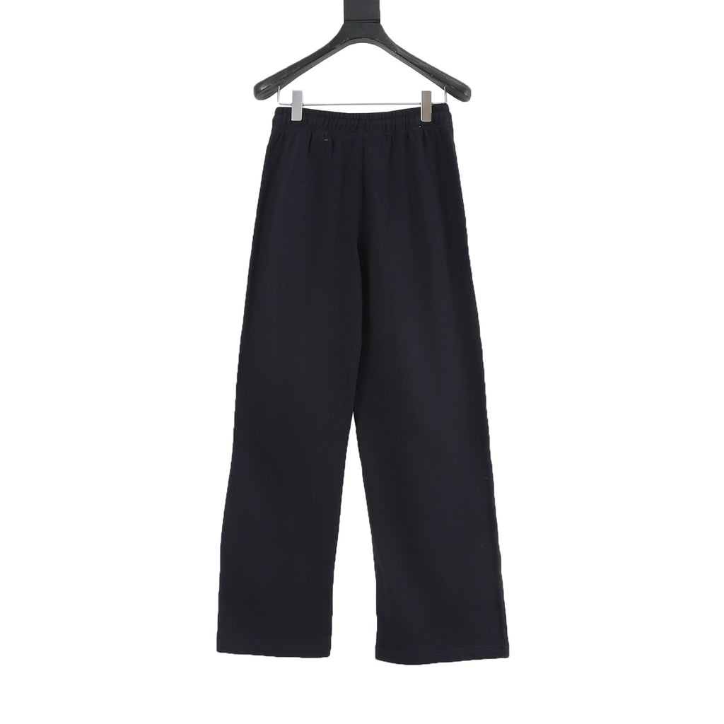 Ralph Lauren Women's & Men's Navy Pony Logo Wide-Leg Drawstring Sweatpants