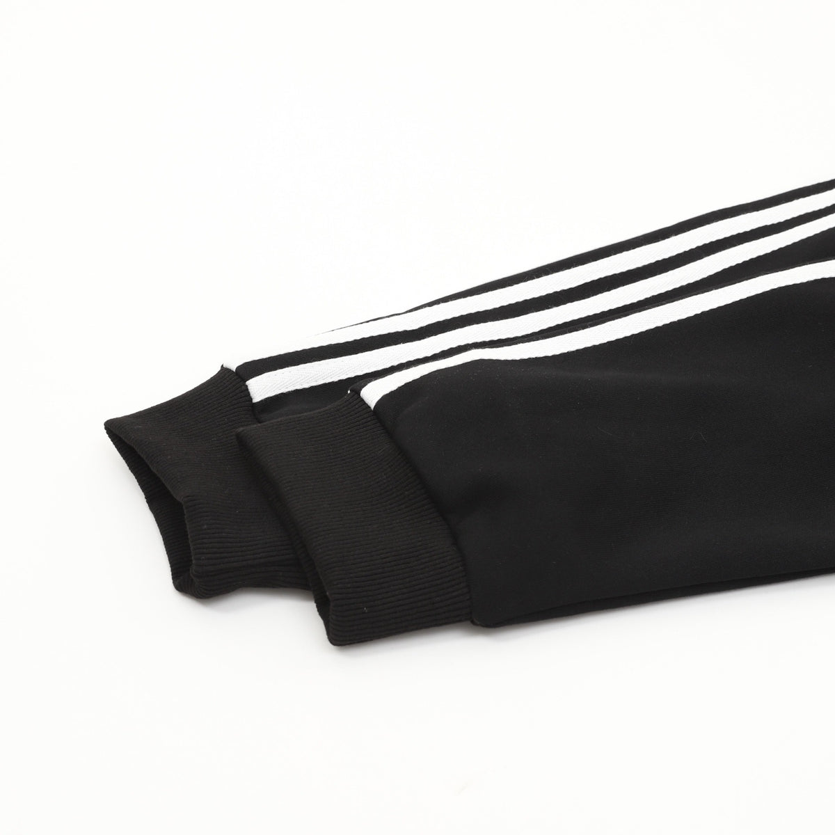 Adidas Women's & Men's Black 3-Stripes Full-Zip Track Jacket