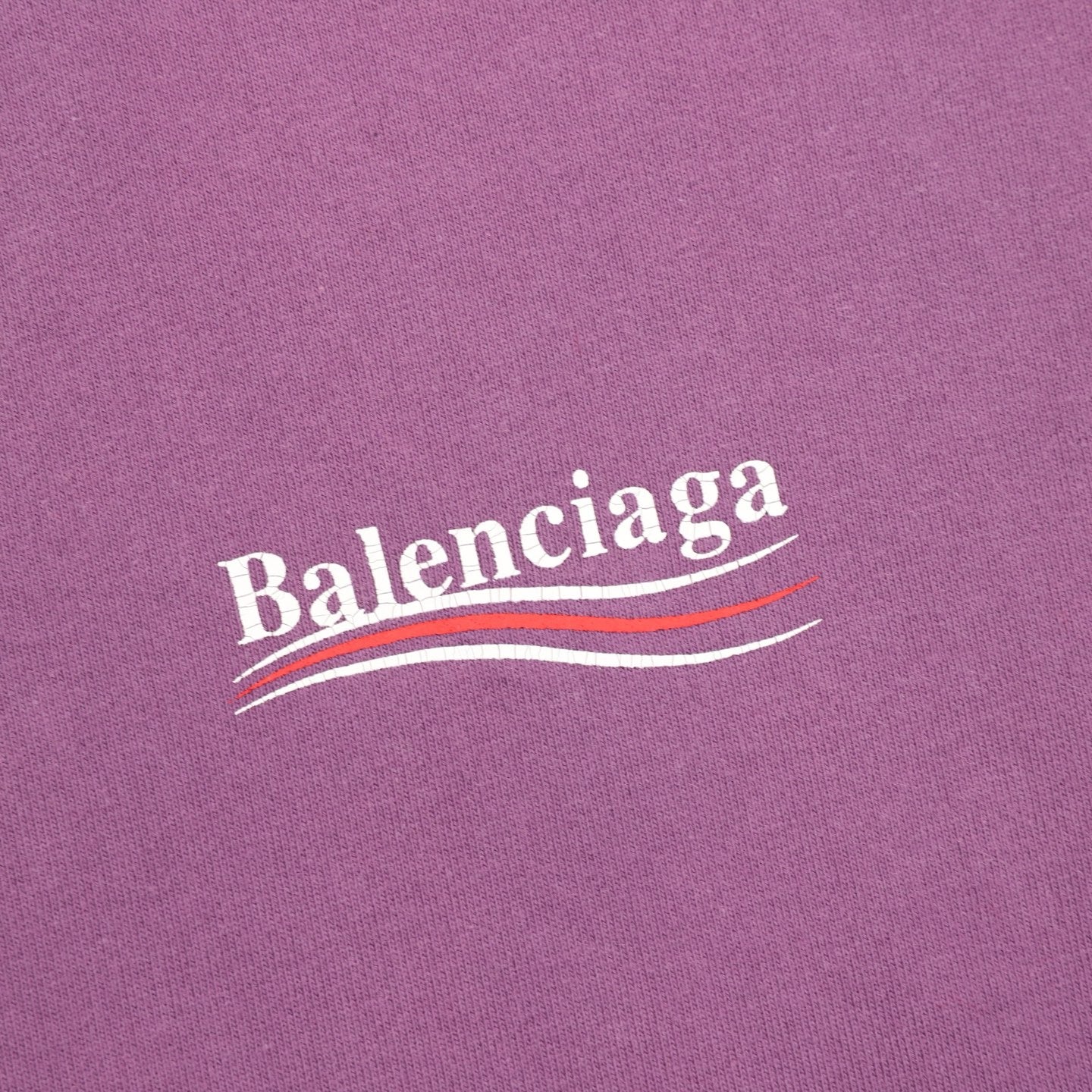 Balenciaga Political Campaign Logo Hoodie — Powder Blue
