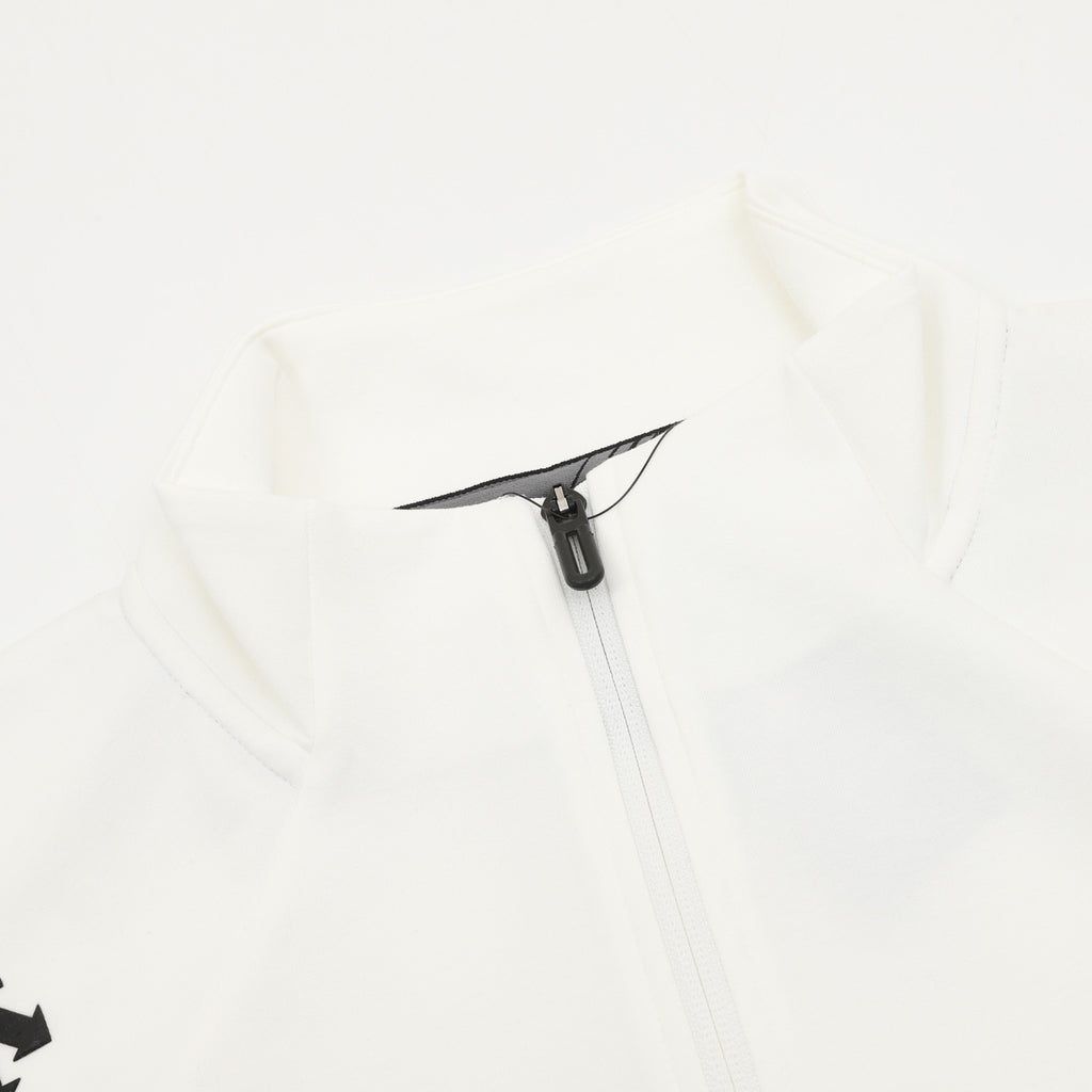 Descente Women's Men's White Stand-Collar Full-Zip Jacket