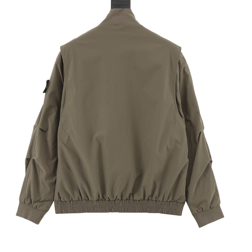 Stone Island Compass Badge Four-Pocket Blouson Overshirt Jacket