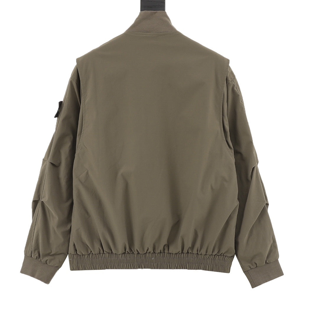 Stone Island Compass Badge Four-Pocket Blouson Overshirt Jacket