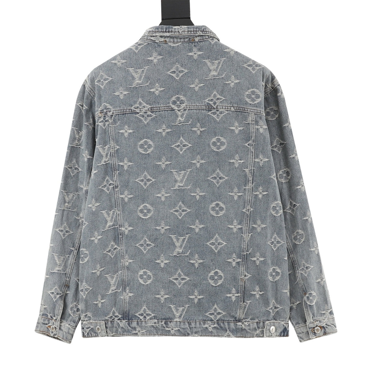 Louis Vuitton Women's & Men's Blue Monogram Jacquard Gradient Denim Jacket