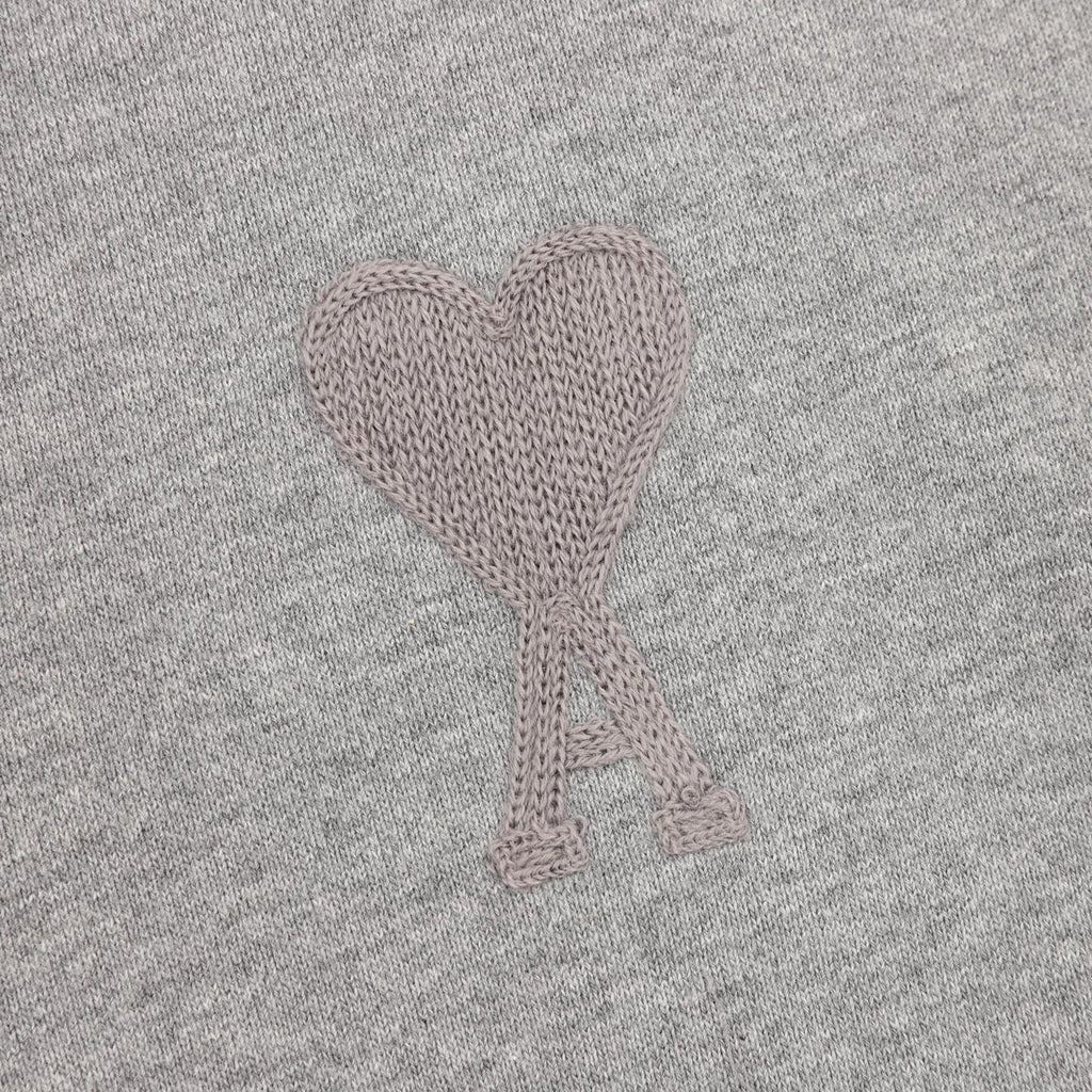 AMI Paris Two-Color Heart Embroidered Hoodie