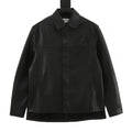 Loewe Anagram Patch Pocket Leather Overshirt Jacket