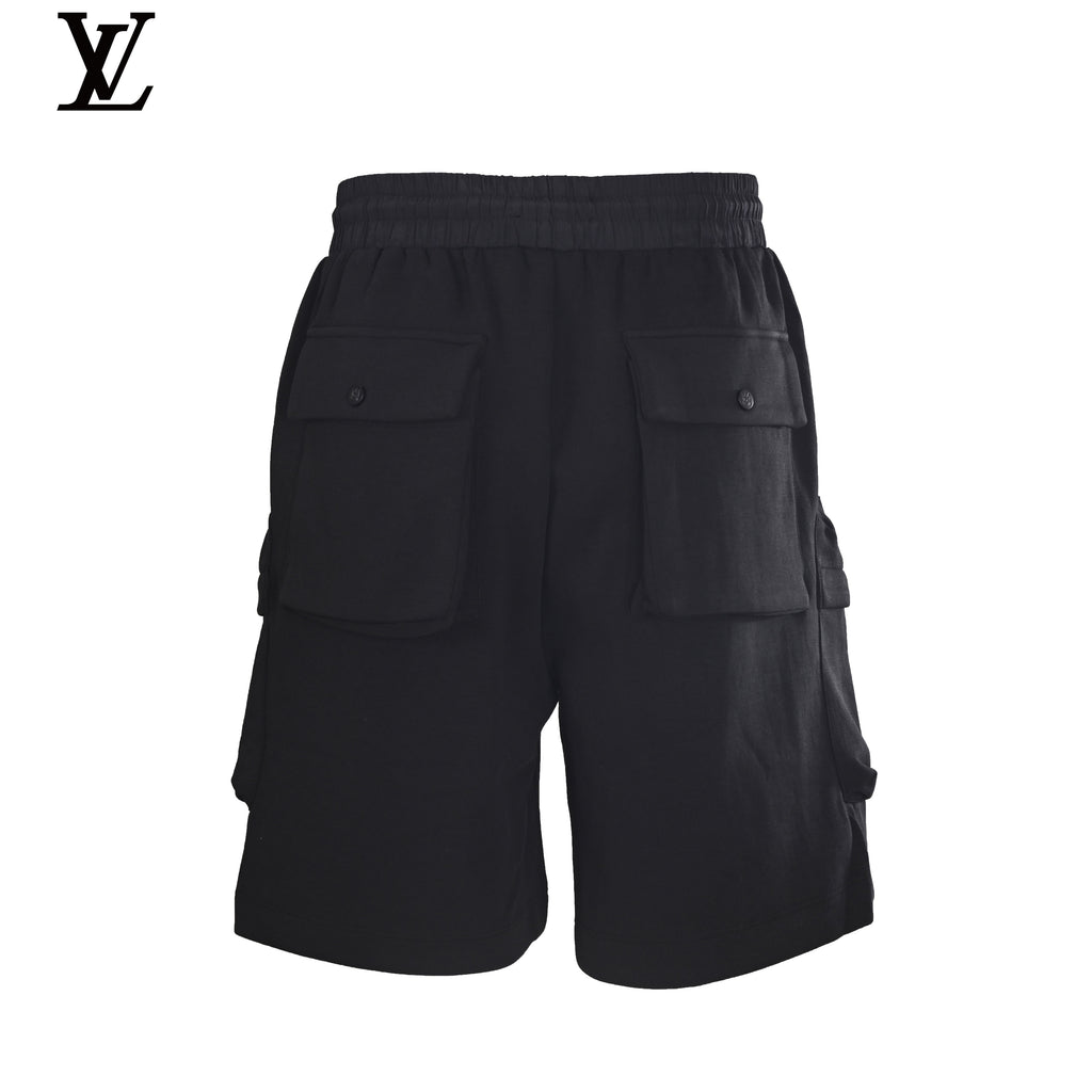 Amiri Black Logo Cargo Sweat Shorts