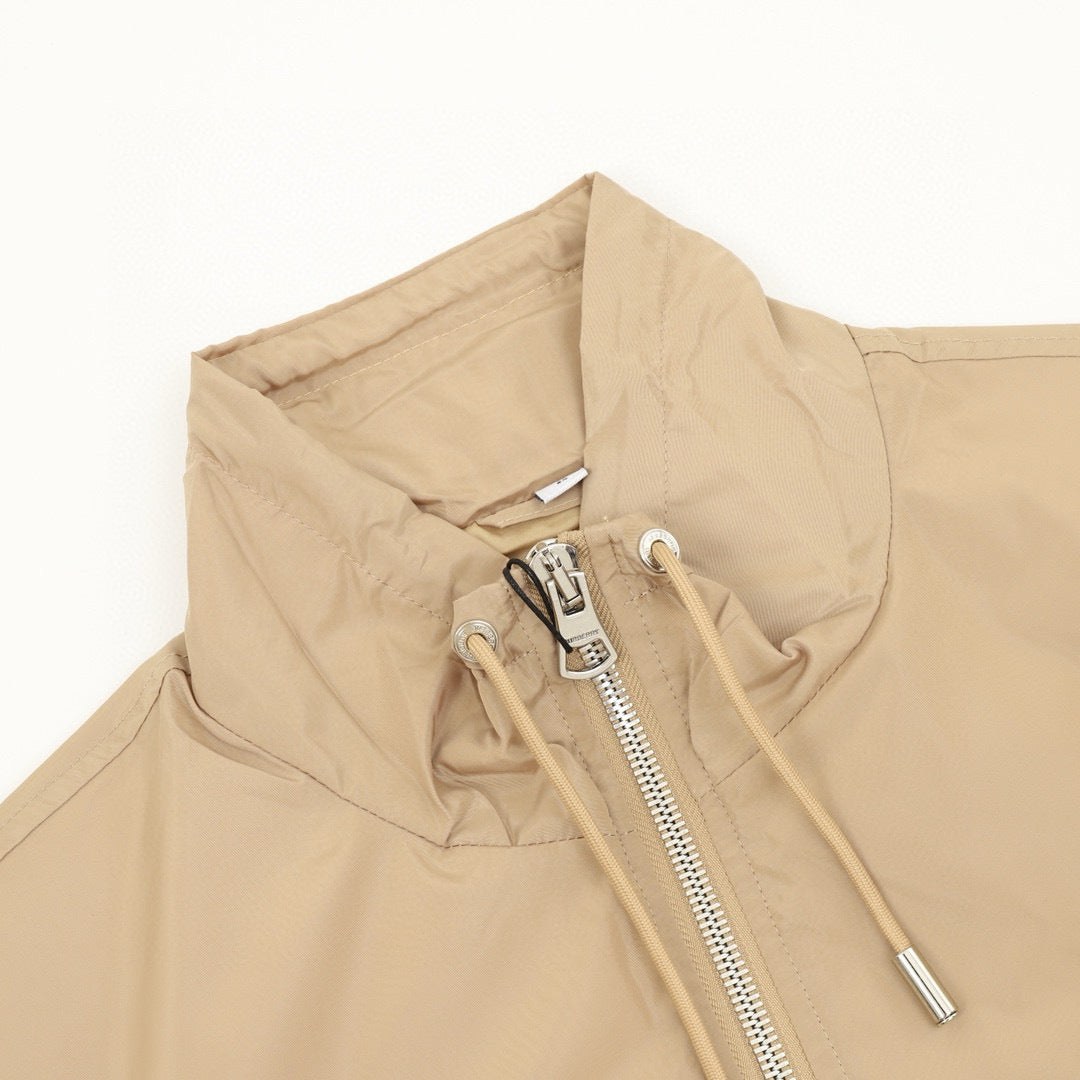 Burberry 26SS Equestrian Knight Emblem Zip-Up Harrington Jacket