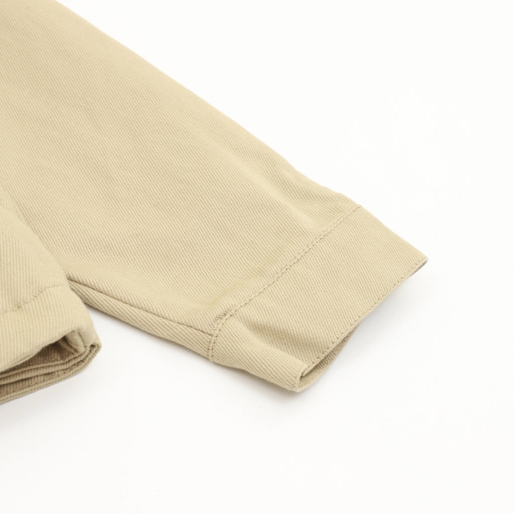 Prada Women's Men's Beige Triangle Logo Zip-Up Jacket