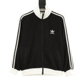 Adidas Originals American Retro Trefoil Track Jacket | Cream Burgundy Stripe Navy Trim
