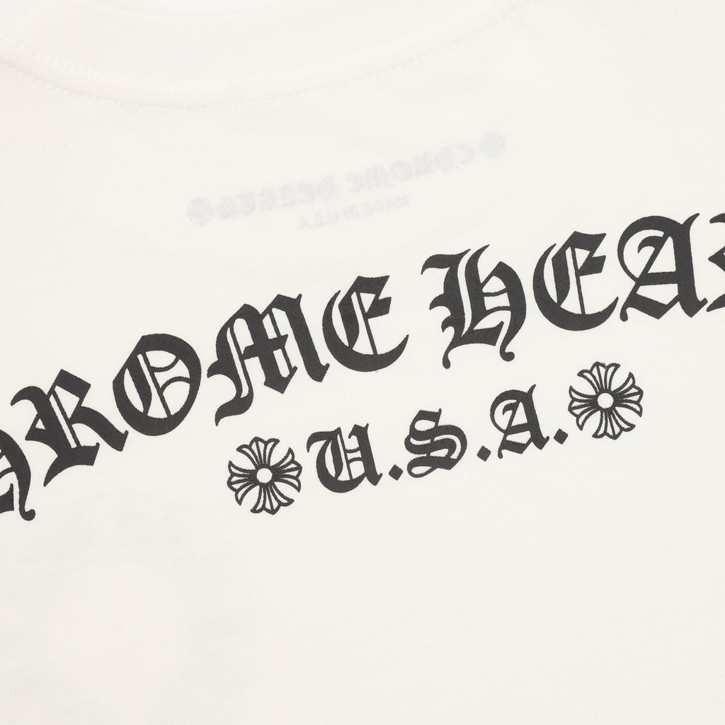 Chrome Hearts 25FW Sanskrit Scroll Print Long Sleeve T-Shirt | Black Gothic Luxury Streetwear