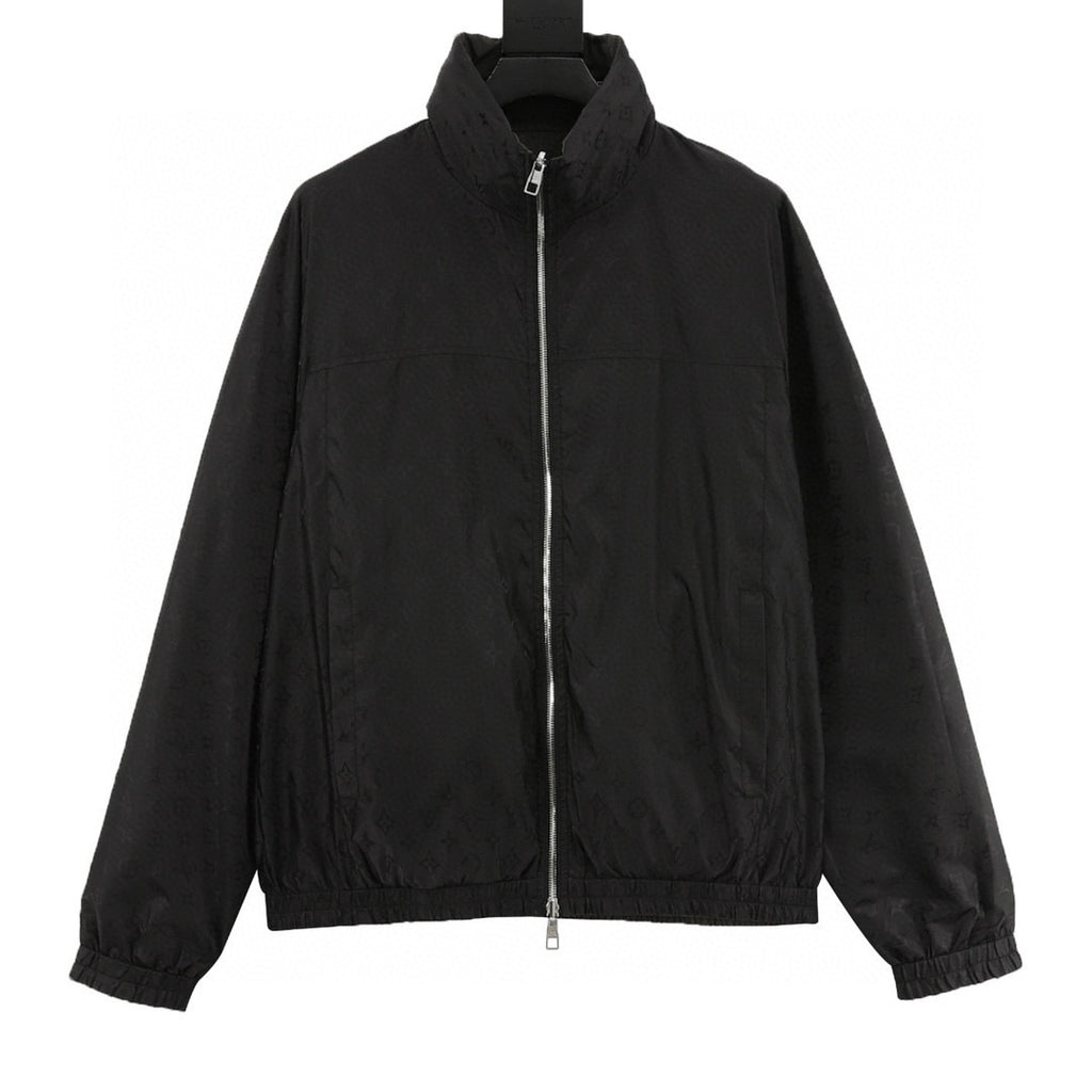 Louis Vuitton 26SS Reversible Olive & Black Zip-Up Blouson Jacket