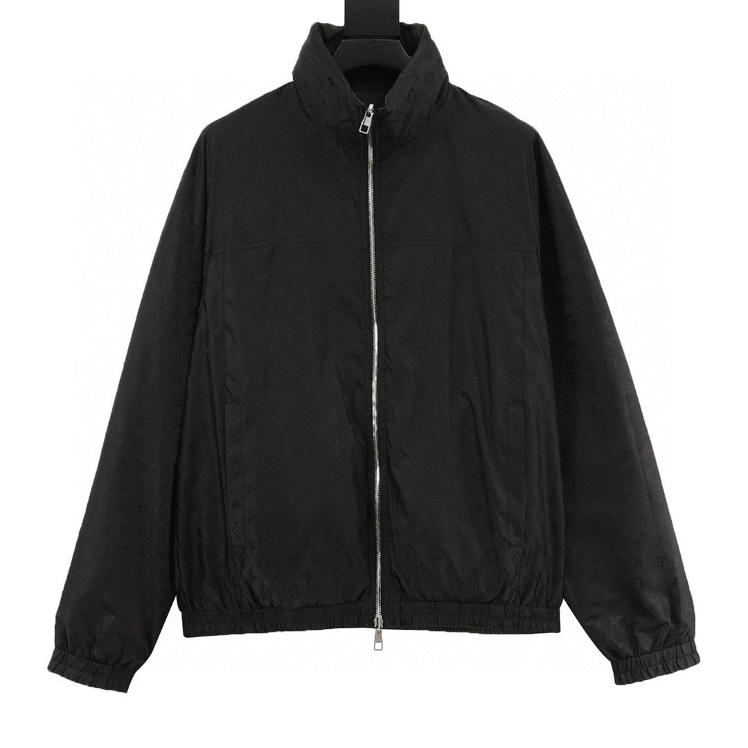 Louis Vuitton 26SS Reversible Olive & Black Zip-Up Blouson Jacket