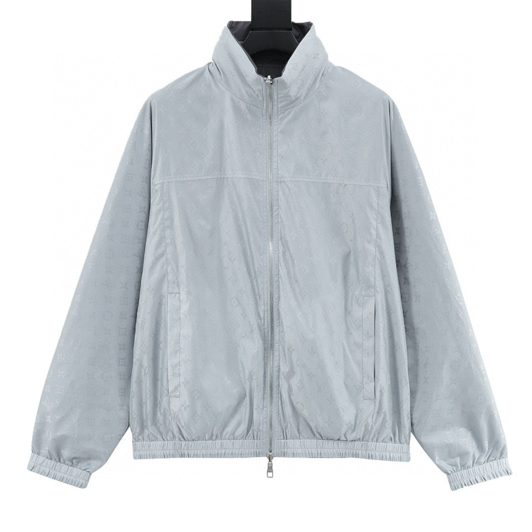 Louis Vuitton 26SS Reversible Olive & Black Zip-Up Blouson Jacket