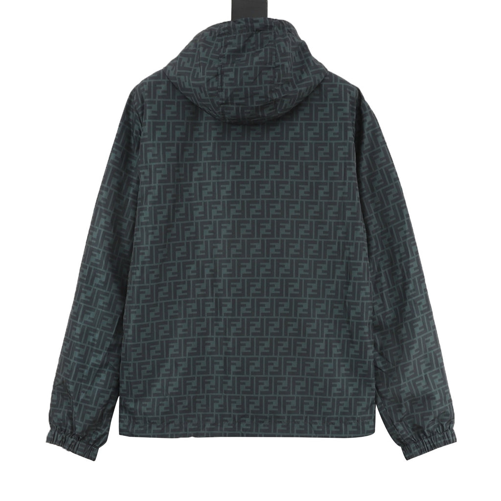 Fendi FF Monogram Reversible Hooded Jacket