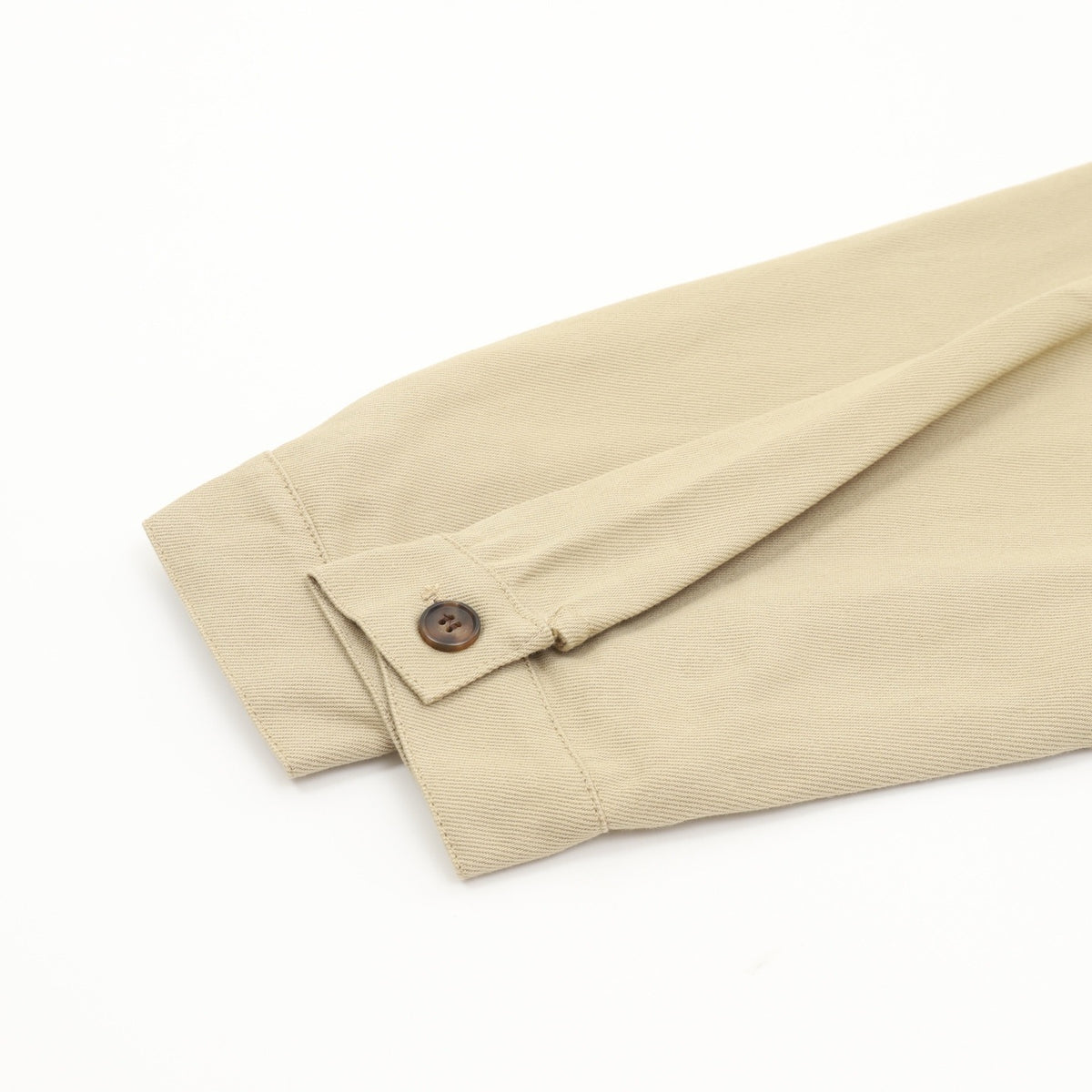 Prada Women's Men's Beige Triangle Logo Zip-Up Jacket