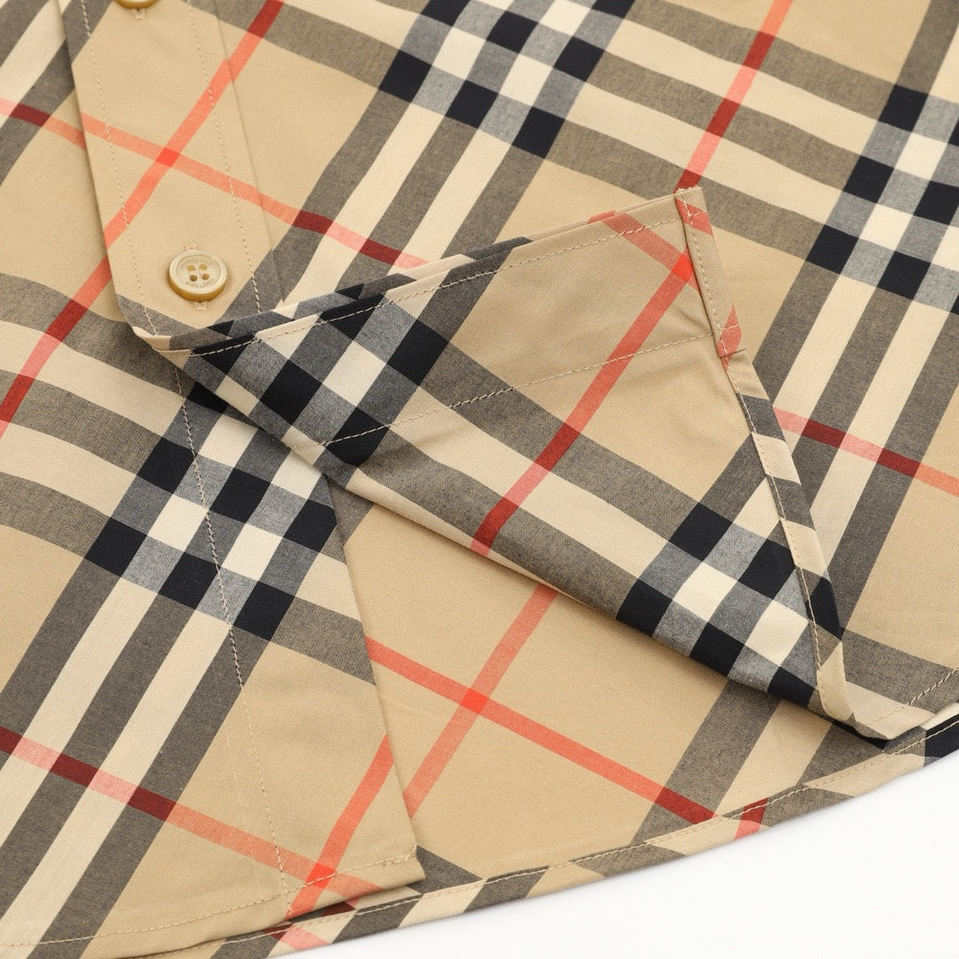 Burberry Vintage Check Cotton Twill Long-Sleeve Shirt