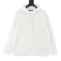 Louis Vuitton Women's Men's White Embroidered Logo Hoodie