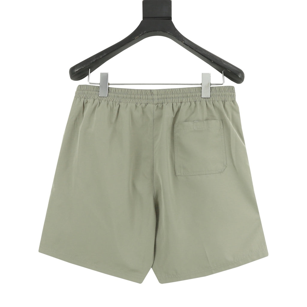 Brunello Cucinelli Small Logo Embroidered Beach Shorts