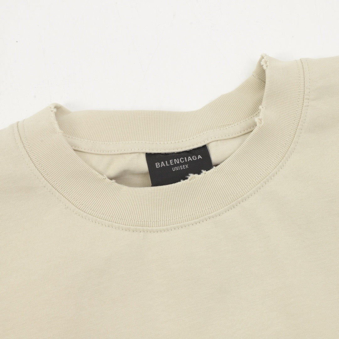 VOGUE Women's Men's Cream Logo Long-Sleeve T-Shirt