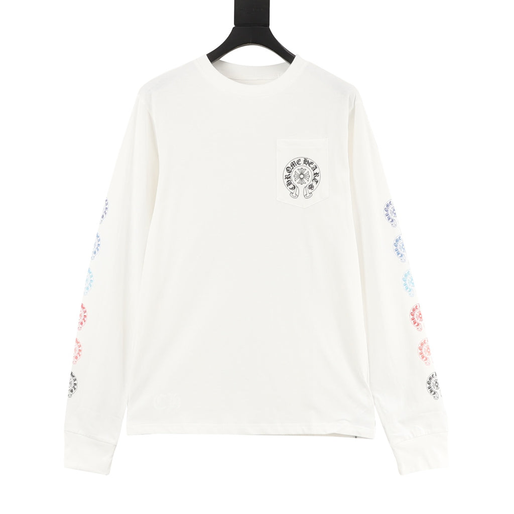 Chrome Hearts 25FW Rainbow Long-Sleeve T-Shirt