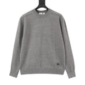 Burberry Women's & Men's Grey Equestrian Knight Patch Crewneck Sweater