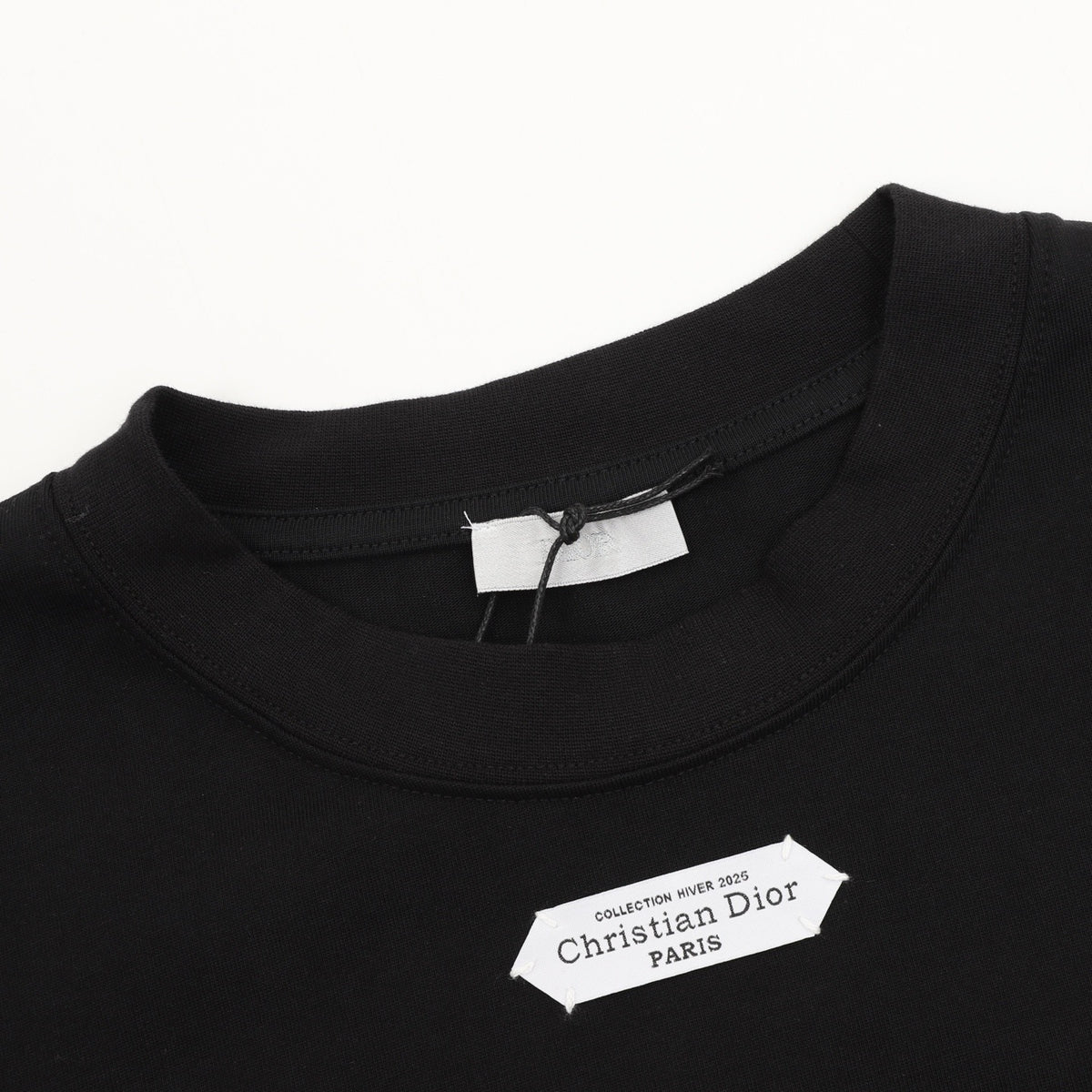 Dior Women's / Men's Plain Long-Sleeve T-Shirt in Black