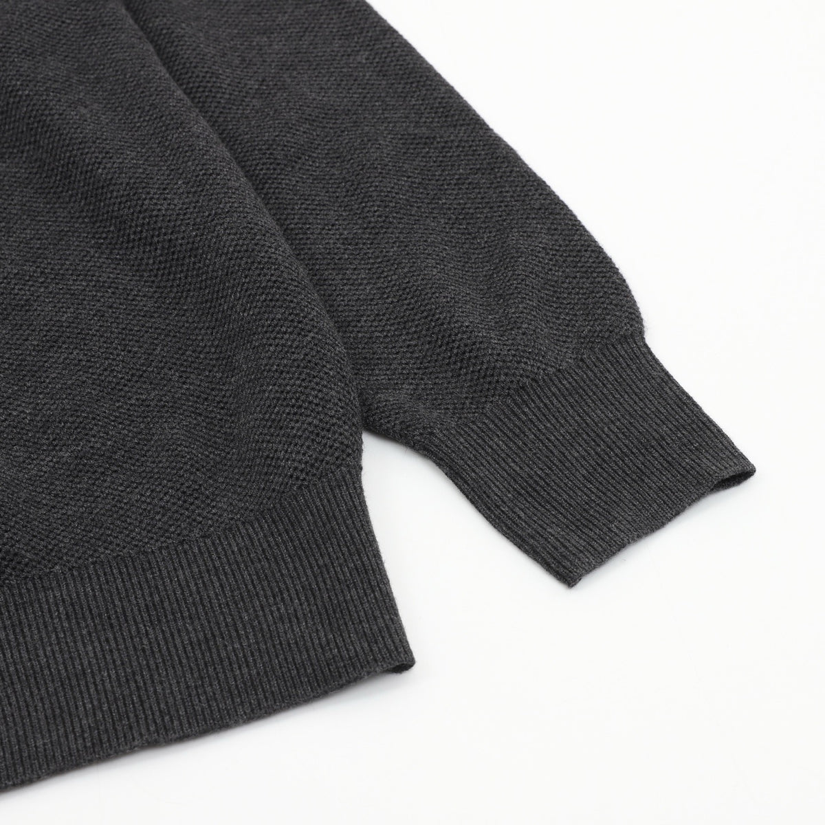 Loro Piana Women's Men's Dark Grey Full-Zip Cashmere Cardigan