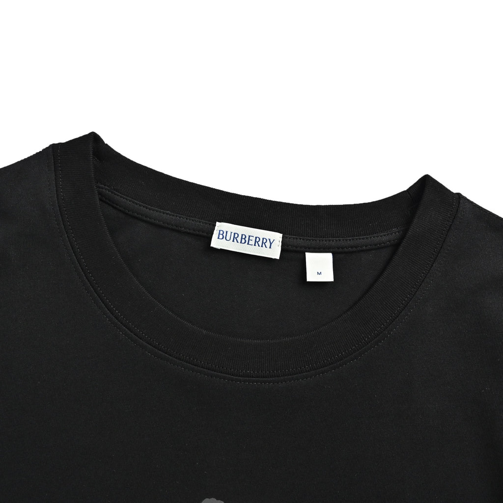 Burberry Men's Black Beach Skeleton Print T-Shirt